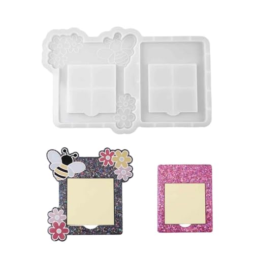 Harzrahmenformen Klebrige Notiz Form Rahmen Crafting Formen Schmuck Herstellen Zubehör Crafting Formen Silikontextur Silikon Schreibweise von THINCAN