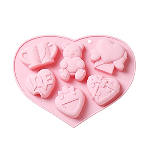 Herzbären Silikone Formen Backwerkzeug Fondantkuchen Dekorieren Formen Zur Herstellung Von Seife Von Böckenkerzenkerzen Herzbären Silikone Formen Backwerkzeug Fondantkuchen Dekorieren Formen Zur Herstellung Von Seife Von Böckenkerzenkerzen von THINCAN