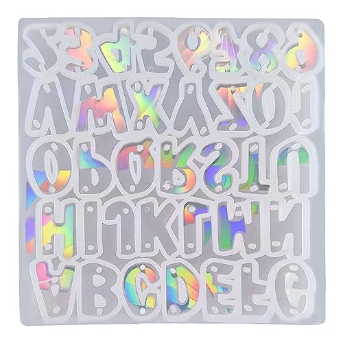 Hochglänzende Silikonbuchstaben Holographische Schimmelpilze Schatten Ohrringe Anhänger Schimmel Ornamente Schmuckepoxy Crafting Form Hochglänzende Silikonbuchstaben Holographische Schimmelpilze Schatten Ohrringe Anhänger Schimmel Ornamente Schmuckepoxy Crafting Form von THINCAN