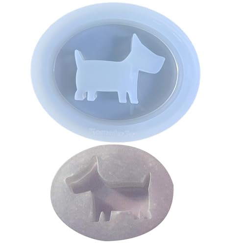 Hochglänzende Silikondekoration Formen Süße Wursthund Ornament Schlüsselbund Schimmel Anhänger Schmuck Epoxidharz Crafting Formen von THINCAN