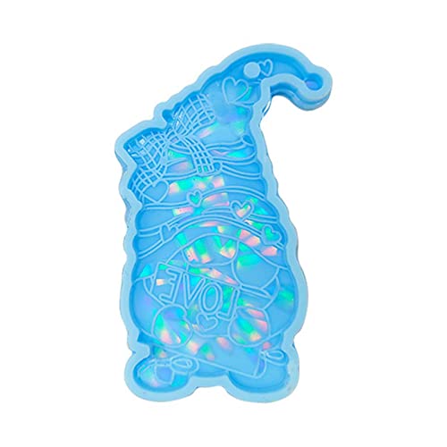 Holographische Harzformen Weihnachten Silikonformen Harz Anhänger Für Bastelschlüsselkettenanhänger Schmuck Schmuck Mit Löchern Zur Herstellung Von Silikon Epoxy Kit von THINCAN