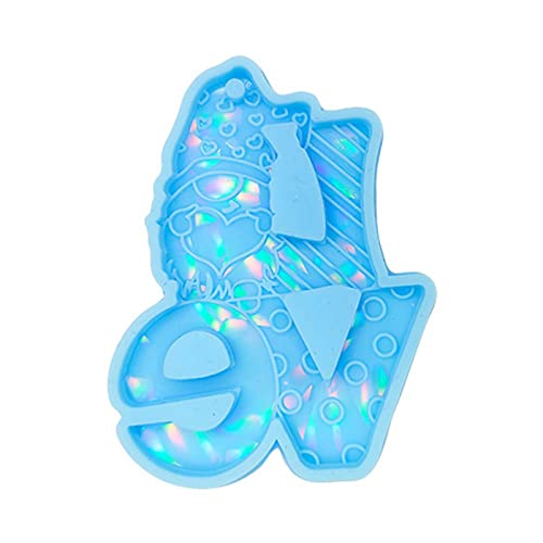 Holographische Harzformen Weihnachten Silikonformen Harz Anhänger Für Bastelschlüsselkettenanhänger Schmuck Schmuck Mit Löchern Zur Herstellung Von Silikon Epoxy Kit von THINCAN