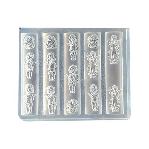 Klare Silikonnägel Charm Form Mit Komplizierten Engelsmustern Für Kreative Nägel Kunstbegeisterte Nagelkunstzubehör Silikonform Klare Silikonnägel Charm Form Mit Komplizierten Engelsmustern Für Kreative Nägel Kunstbegeisterte Nagelkunstzubehör Silikonform von THINCAN