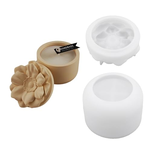 Kreative Blumenharzkasten Robustes Silikonform Stilvoller Gerichte Jar Schimmel Accessoire Für Customes Craft Projects Kerzenhalter Kreative Blumenharzkasten Robustes Silikonform Stilvoller Gerichte Jar Schimmel Accessoire Für Customes Craft Projects Kerzenhalter von THINCAN
