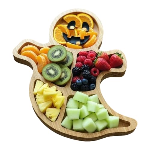 Kreative Holzparty Tablett Halloween Dekoration Snacks Gericht Für Käse Charcuterie Appetizer Familienveranstaltung Langlebige Halloween Käseplatte von THINCAN