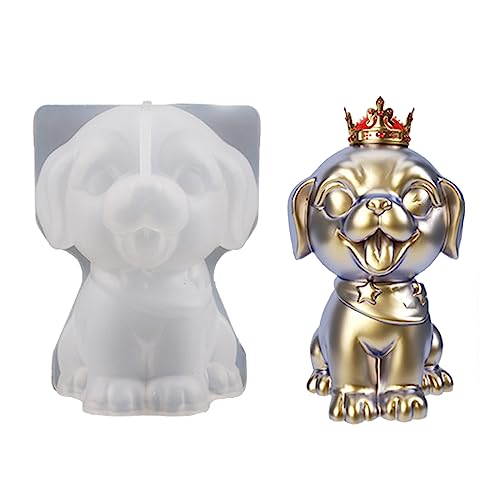 Kronschalpelpe Silikonform 3d Hundeform Kerzenform Handgemachte Duft Kerzenharz Schimmel Wiederverwendbares Handwerkswerkzeug Kronschalpelpe Silikonform 3d Hundeform Kerzenform Handgemachte Duft Kerzenharz Schimmel Wiederverwendbares Handwerkswerkzeug von THINCAN