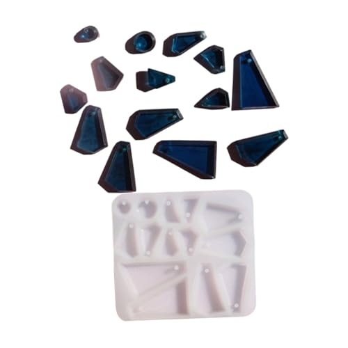 Künstlerische Harzschmuckform Für Einzigartige Ohrring Anhänger Design Flexible Silikon Crafting Werkzeug Mühelosen Demolding Flexibler Harzform Für Handgefertigten Schmuck von THINCAN