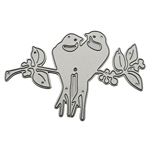 Lovebirds Metal Cuting Stempel Schablone Scrapbooking Album Paper Card Vorlage Form Bildung Basteldekoration von THINCAN
