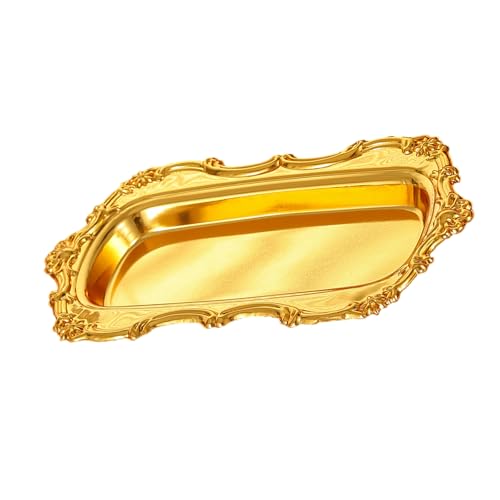 Metallschale Für Dessert Präsentation Kerzenhalter Oder Küchentheke Dekoration Elegante Snacks Platter Multifunktional Servierschale von THINCAN