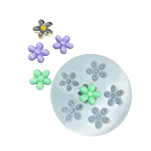 Multi Blumen Silikon Schmuckform Set Mit Rosenblatt Pnecone Blossom Designs Hitzebeständiger Nontick Für Handwerk Und Backen Detaillierter Silikonformen Für Fondant von THINCAN