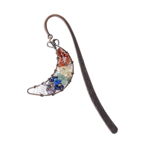 Mystical Moon Light Tree Metal Alloy Seitenhalter Für Nachtleser Und Literarische Geschenke Reisefreundliche Buchzubehör von THINCAN