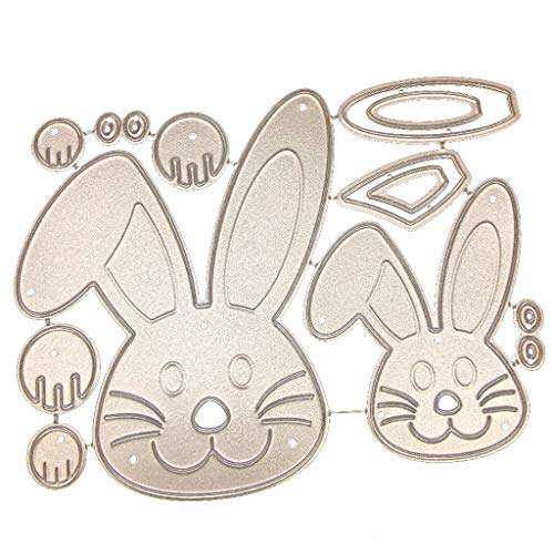 Osterhasen Metall Schneiden Stirschen Schablonen Scrapbooking Album Stamp Paper Card Prägendekoration Handwerk von THINCAN
