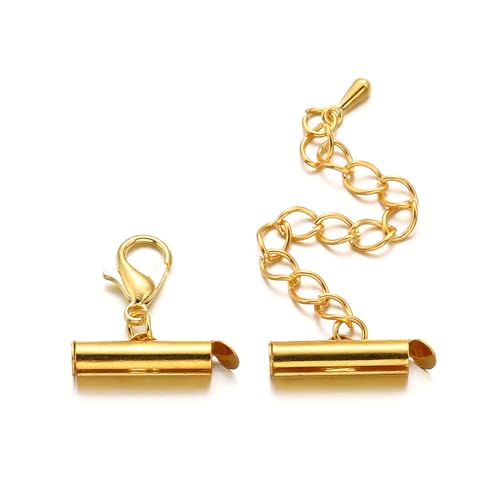 Packung Von 10 Crimp End Caps Slider Schließschnallen Legierung Die Ketten Ausstrecken Die Für Armbandschmuck Geeignet Sind von THINCAN