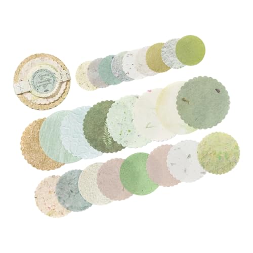 Papierscheiben Für Sammelalbum Verzierungen Ausschnitte Forjournaling Craft Set Notebook Hinweis Pad Craft Circles von THINCAN