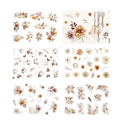 Photokard Scrapbooking Aufkleberkleber Cartoon Aufkleberbuch Für Photocards Journal Dekoration Retro Buch Schöne Dekoration Scrapbooking von THINCAN