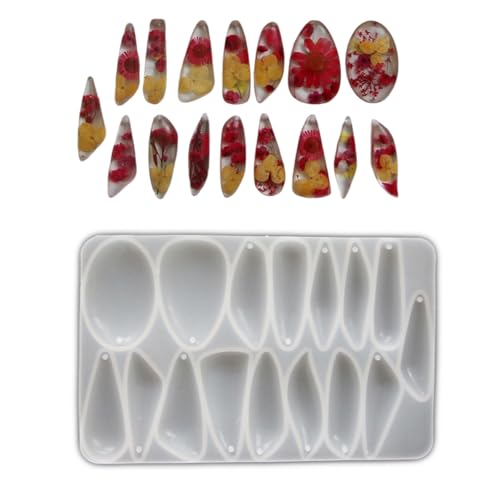 Praktische Epoxidharzform Tränenförmige Accessoires Schimmel Leicht Zu Reinigen Silikonform Schmuckverarbeitung Vorräte Praktische Epoxidharzform Tränenförmige Accessoires Schimmel Leicht Zu Reinigen Silikonform Schmuckverarbeitung Vorräte von THINCAN