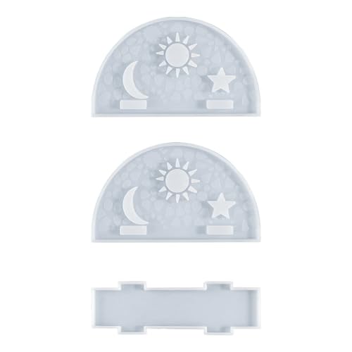 Praktische Silikonform Set Für Servietten Praktische Stern Und Mond Serviettenlager Rack Form Schmuckversorgungen von THINCAN