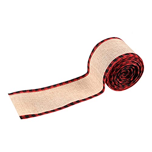 Ribbons Weihnachten Sackleinen Stoffhandwerk Natürliches Verpackungsband Ribbons Weihnachten Sackleinen Stoffhandwerk Natürliches Verpackungsband von THINCAN