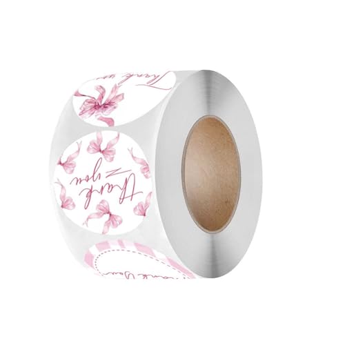 Runde Danke Aufkleber Elegante Bögen Etiketten Für Hochzeitsfeier Sealing Decor Runde Aufkleber Schöne Bögen Etiketten Für Party von THINCAN
