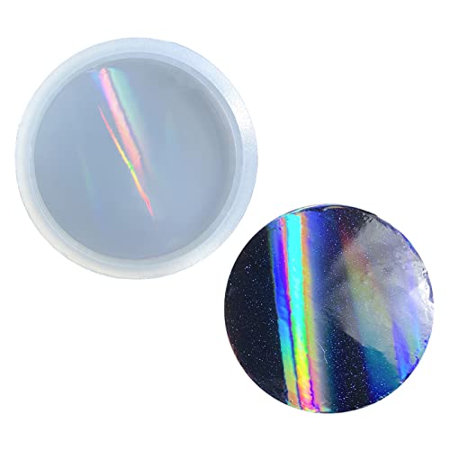 Runde Untersetzer Epoxidharz Silikon Schimmel Untersetzerformen Für Harz Weinglas Tasse Matten Wohnkultur Handwerk Machen von THINCAN