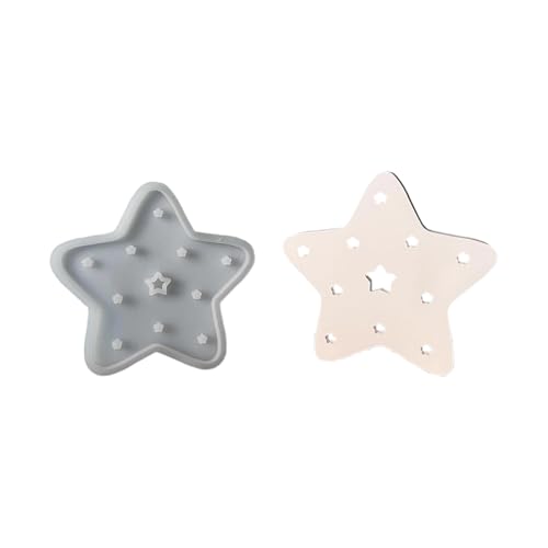 Safe Star Frame Dekoration Set Für Feierlichkeiten Leuchten Kerzenständer Detaillierte Textur Einfache Release Designs Wiederverwendbares Urlaubsdekoration Schimmel von THINCAN
