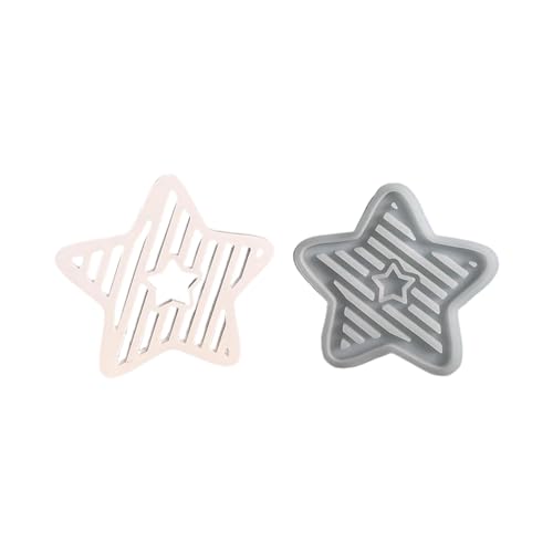 Safe Star Frame Dekoration Set Für Feierlichkeiten Leuchten Kerzenständer Detaillierte Textur Einfache Release Designs Wiederverwendbares Urlaubsdekoration Schimmel von THINCAN