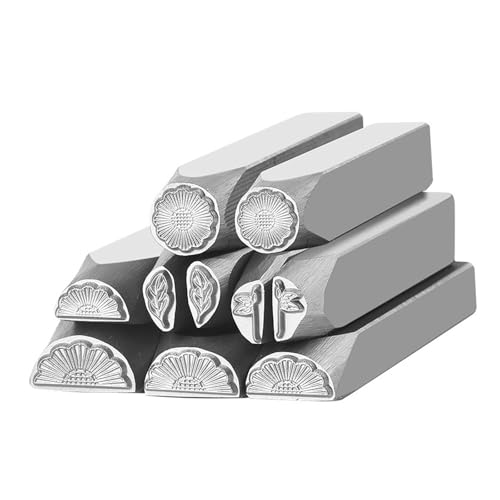 Schmuckstahlstempel Set 10 Herzförmige Briefmarken Robuster Stahlschläge Set Enthalten Aluminiumplatten Täglich Freizeitgebrauch Schmuckstahlstempel Set 10 Herzförmige Briefmarken Robuster Stahlschläge Set Enthalten Aluminiumplatten Täglich Freizeitgebrauch von THINCAN