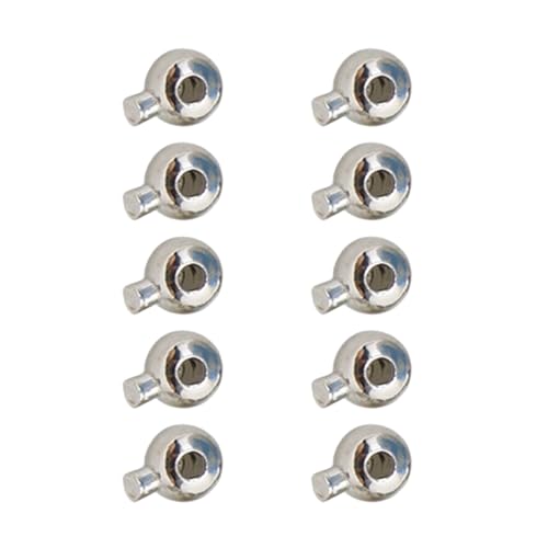 Set Von 10 Multifaunten Abstandshalterperlen Charme Lose Perlen Legierung Textur Easy Faden Perlen Für Armband Herstellung Geeignet von THINCAN