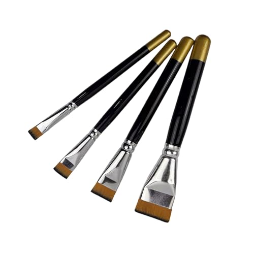 Set Von 4 Premium Pinsel Anwendung Öl Aquarell Borsten Bequeme Design Kurzes Haar Set Von 4 Premium Pinsel Anwendung Öl Aquarell Borsten Bequeme Design Kurzes Haar von THINCAN