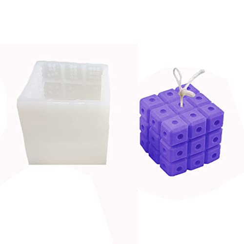 Silikon Fondant Formen Quadratische Würfel Form Handgefertigtes Seifenharz Handwerkskuchen Dekorieren Werkzeuge Für Die Küche Langlebiger Backen von THINCAN