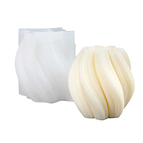 Silikone Kerzenformen Mit Zylinderform Mit 3D Wellentextur Für Epoxidharzen Kerzen Gipsdekoration Silikone Kerzenformen Mit Zylinderform Mit 3D Wellentextur Für Epoxidharzen Kerzen Gipsdekoration von THINCAN