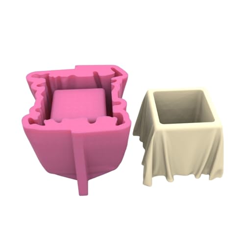 Silikonform Blüten Töpfe Schimmel Succulents Pflanzerform Tischform Betongussformen Für Handwerk Pflanzer Geeignet von THINCAN