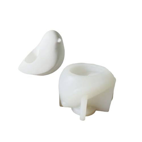 Silikonform Für Handwerk Dekorativer Kerzenständer Teelichthalter Ornament Schimmel Vogelförmige Gips Kerzenkasse von THINCAN