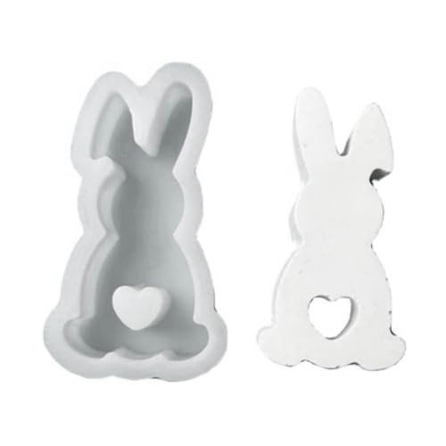 Silikonform Herz Kaninchen Gussguss Handgefertigtes Seife Backformen Duft Kerzenformen Tierharzformen Silikonform Herz Kaninchen Gussguss Handgefertigtes Seife Backformen Duft Kerzenformen Tierharzformen von THINCAN