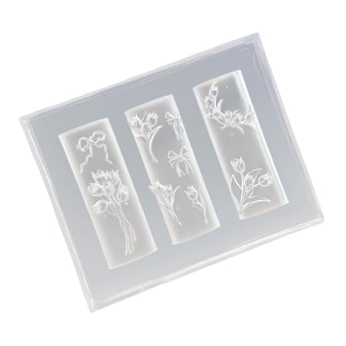 Silikonnägel Kunstform Accessoire Formen Thema Dekorative Schimmel Textur Für Verschiedene Nägel Typ Blumennägelkunst Form von THINCAN