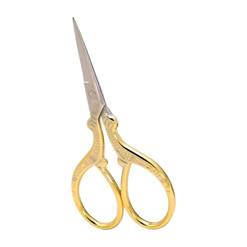 Stickerei Schere Edelstahl Schere Ergonomische Griffnähung Für Stoff Und Papierschnitt Nähprojektpapierfahrzeuge von THINCAN