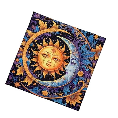 Sun Moon Muster Astrologie Tischdecke Tarots Göttliche Tischdecke Altäre Stoff Givinationen Brettspiel Accessoire Altäre Tarotkarten Tuch Sun Moon Muster Astrologie Tischdecke Tarots Göttliche Tischdecke Altäre Stoff Givinationen Brettspiel Accessoire Altäre Tarotkarten Tuch von THINCAN