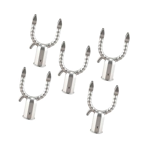 THINCAN 19 Mm Eingedickte Aluminiumlegierungs Kleiderstabzubehör Sicherheitsgabelkopf Für Kleidungssysteme Hochleistungs Kleiderschränke Hakenzubehör Hakenzubehör von THINCAN