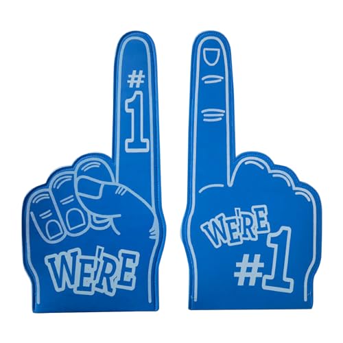 THINCAN 2pcs Cheerleading Handgesteschaum Finger Party Favor Für Versorgungswerkzeug Mardi Gras Jubeln Stuff Schaum Für Sporttreffen von THINCAN
