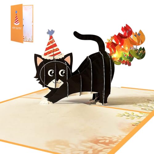 THINCAN 3d Regenbogen Katze Geburtstagskarte Mit Klang Und Leichten Grußkarten Spaß Und Einzigartiges Geschenk Für Kinder Tochter Frauen Männer Kinder Kinder THINCAN 3d Regenbogen Katze Geburtstagskarte Mit Klang Und Leichten Grußkarten Spaß Und Einzigartiges Geschenk Für Kinder Tochter Frauen Männer Kinder Kinder von THINCAN