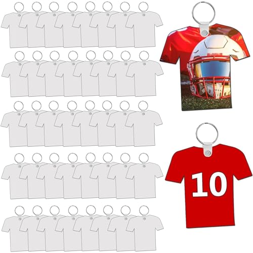 THINCAN 40 Stück Helm Hemd Wärmeübertragung Schlüsselbundzubehör Sublimation Schlüsselbeutel Ornamente Geschenke THINCAN 40 Stück Helm Hemd Wärmeübertragung Schlüsselbundzubehör Sublimation Schlüsselbeutel Ornamente Geschenke von THINCAN