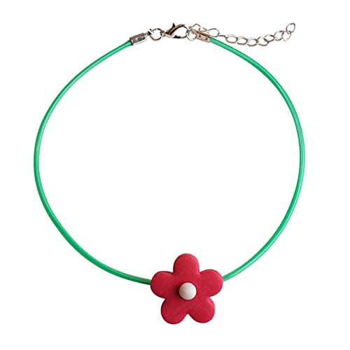 THINCAN Einfache Blütenheize Halsketten Koreanische Stil Mode Weibliche Blumen Halsketten Acrylblüten Chokers Acrylmaterial THINCAN Einfache Blütenheize Halsketten Koreanische Stil Mode Weibliche Blumen Halsketten Acrylblüten Chokers Acrylmaterial von THINCAN