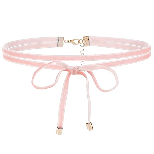 THINCAN Elegante Kragen Halskette Nackenkette Temperament Halsband Schmuck Bogenknoten Anhänger Schlüsselbeinkette Für Frauen Und Mädchen THINCAN Elegante Kragen Halskette Nackenkette Temperament Halsband Schmuck Bogenknoten Anhänger Schlüsselbeinkette Für Frauen Und Mädchen von THINCAN