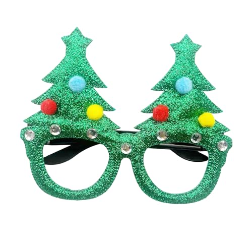 THINCAN Gläser Rahmen Weihnachtskostüm Brillen Ohne Objektive Für Kinder Erwachsene Weihnachtsfeier Gefälligkeiten Vorräte von THINCAN