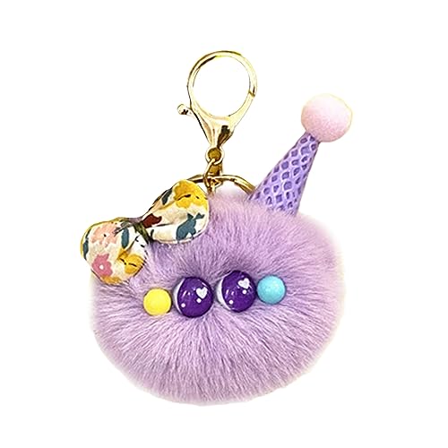 THINCAN Ice Crem Doll Anhänger Niedliche Eiscaron Ausgestopfte Spielzeugwagen Schlüsselbeutel Dekoration Geburtstagsgeschenk Für Jungen Mädchen von THINCAN