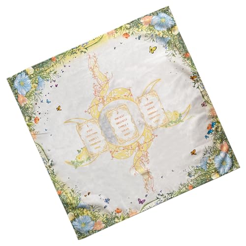 THINCAN Kartenlesen Astrologys Tischdecke Tarots Göttliche Tischdecke Altars Stoffkennzinationen Brettspiel Accessoire von THINCAN