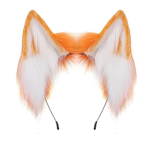THINCAN Katzenohr Hair Hoop Handgefertigtes Kunstpelz Stirnband Für Cosplay Und Kostüme Mode Animes Haar Katzen Ohrstirnband Dress Up THINCAN Katzenohr Hair Hoop Handgefertigtes Kunstpelz Stirnband Für Cosplay Und Kostüme Mode Animes Haar Katzen Ohrstirnband Dress Up von THINCAN