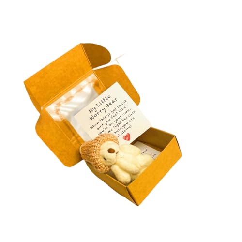 THINCAN Minitor Ausgestopfte Bär Mit Hypoallergenik Stoff Elegante Geschenkverpackung Plüsch Spielzeug Für Kinderpartys Und Reisebärchen von THINCAN