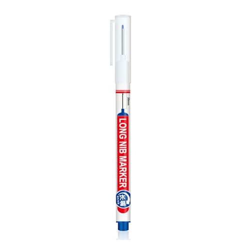THINCAN Multi Farb Wasserdichte Carpenter Stifte Vielseitiger Langer Tiefe Loch Marker Für Holzbearbeitung Langer Tiefes Loch 20mm Nib Multi Purpose Marker Stifte von THINCAN