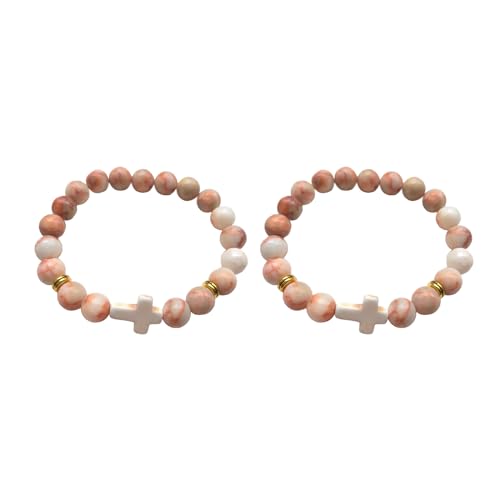 THINCAN Naturstein Perlen Armbänder Für Frau Süßkreuz Stretch Armbänder Armband Handchain Schmuckgeschenk Für Täglich THINCAN Naturstein Perlen Armbänder Für Frau Süßkreuz Stretch Armbänder Armband Handchain Schmuckgeschenk Für Täglich von THINCAN